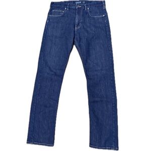 Patagonia Men's blue Indigo Straight stretch Jeans pants cotton 33 x 32 luxury